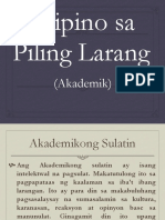 Pagsulat Sa Filipino Sa Piling Larangan Exported