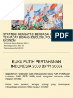 Strategi Mengatasi Berbagai Ancaman Ideologi, Politik, dan Ekonomi