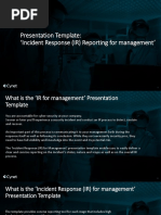 Presentation Template IR For Management