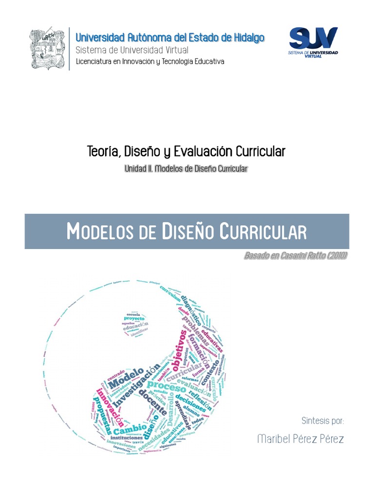 Modelos Curriculares (Taba, Tyler y Otros) | PDF | Plan de estudios | Diseño