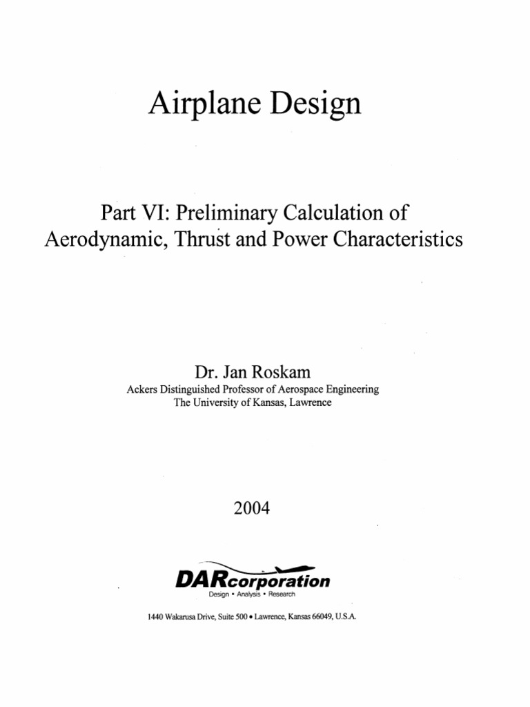 Airplane Design Part Vi
