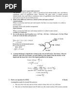 Thermodynamics Question and Answer