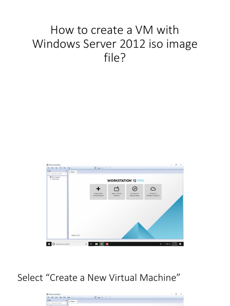 Create VM with Windows Server 2012 ISO | PDF | Finance & Money ...