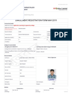 Application Form for Enrollment