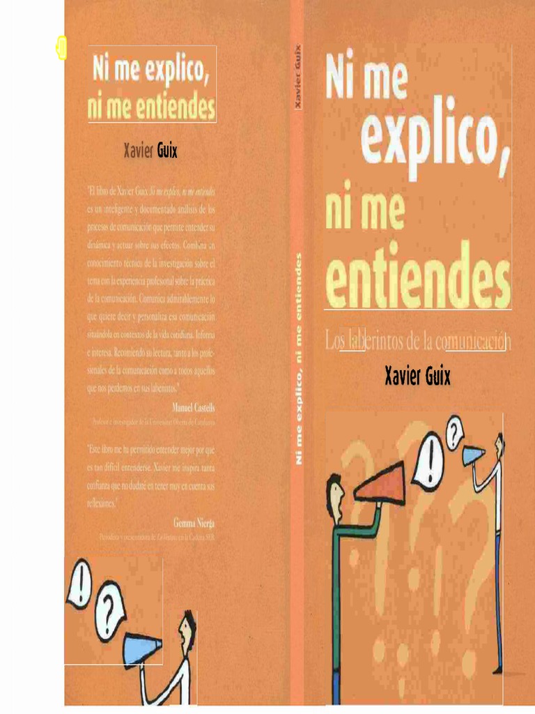 Xavier - Guix - Ni - Me - Explico - Ni - Me - Entien (1) (Recuperado ...
