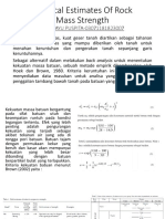 Geological Strength Index