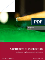 Coefficient of Restitution