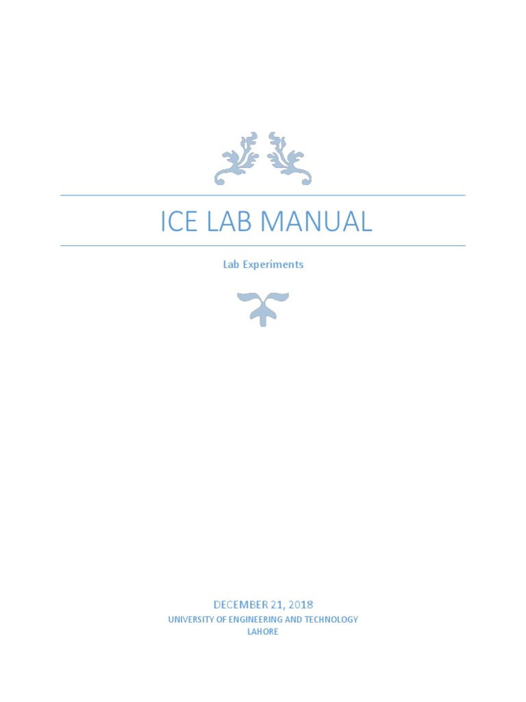 ICE Lab Report PDF Internal Combustion Engine Diesel Engine