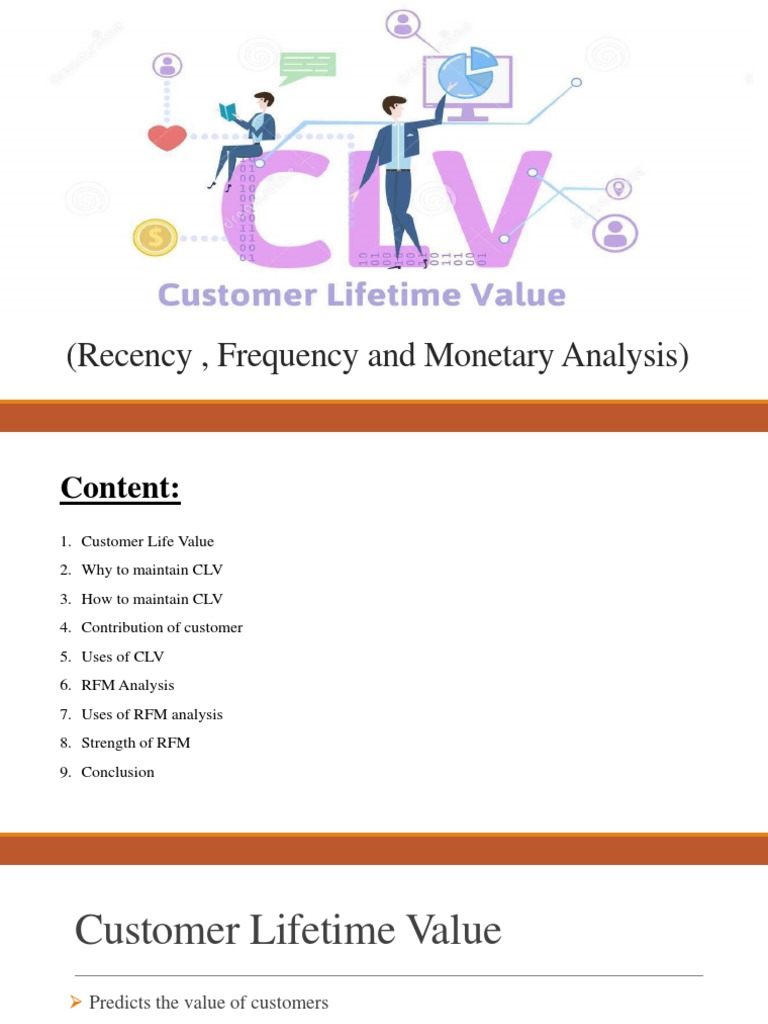 Customer Lifetime Value & RFM Analysis | PDF