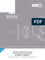 At Range / Gamme At: Weatherproof Multi-Turn Actuators Servomoteurs Multi-Tours Etanches