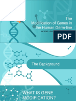 The Modification of Genes in The Human Germ-Line: Acedo - Austria - Go - Mayuga