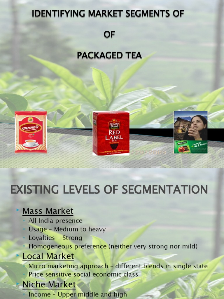 Market Segmentation for Packaged Tea | PDF