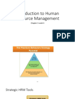 Introduction To Human Resource Management: Chapter 3 Week 4