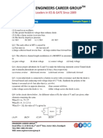 Sample Paper 1 Electronics Engineering