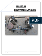 Project On Degree Turning Steering Mechanism