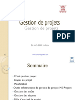 Gestion de Projet Cours Complet PDF
