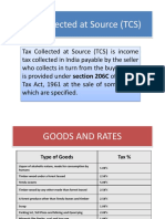 Tax Collected at Source (TCS)