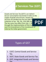 Goods and Services Tax (GST)