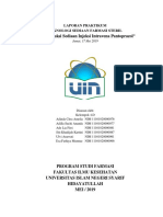 Laprak TSF 3 Pencampuran Steril 2 IV Rekonstruksi Pantoprazol Kel. 4D PDF