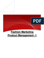 Fashion Marketing Product Management - 1