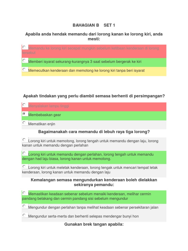 Bahagian B Set 1 Pdf
