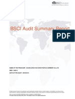 Bsci Audit Sample Report
