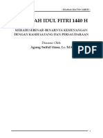 Teks Khutbah Idul Fitri 1440 H-1