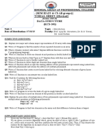 Data Structure (KCS 301) Tute 1