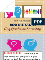 Modyul 2 Ang Gender at Sexuality