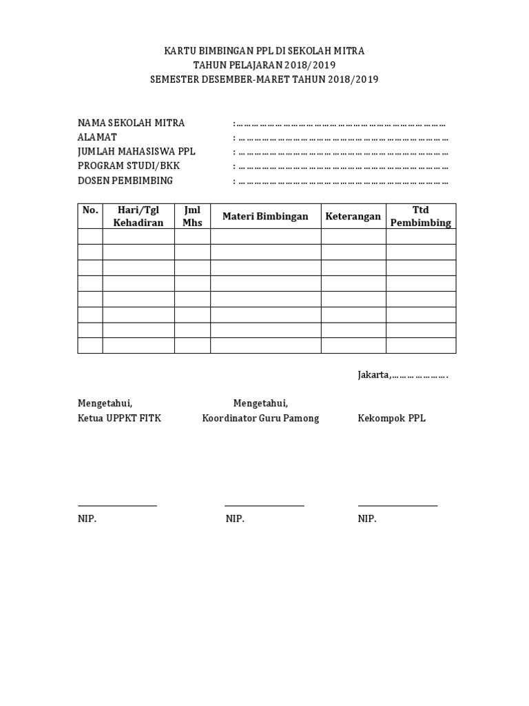 Format Laporan PPL | PDF