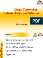 Solar Energy. Lecture No. 1. Solar Radiation