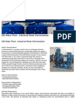 DM Plant - Demineralization Plant - Industrial Demineralizer Plant - DM Water Plant Manufacturer India