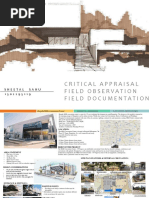 Critical Appraisal Field Observation Field Documentation: Sheetal Sahu 1 5 0 2 2 9 5 1 1 9