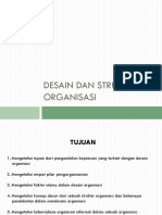 Desain Dan Struktur Organisasi