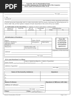 Form No. SH 13 Nomination Form PDF