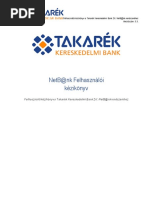 Takarék Netbank Kézikönyv