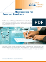 Csa Solution Provider Membership Brochure