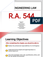 R.A. 544 Civil Engineering Law