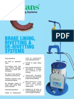 Brake Lining, Rivetting & De-Rivetting Systems
