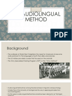 The Audiolingual Method