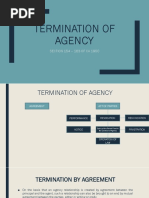 Termination of Agency