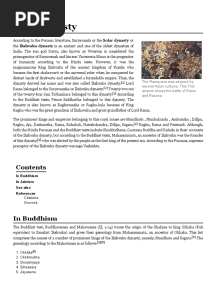 Solar Dynasty - A Brief History