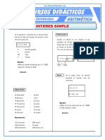 Problemas de Interes Simple para Cuarto de Secundaria