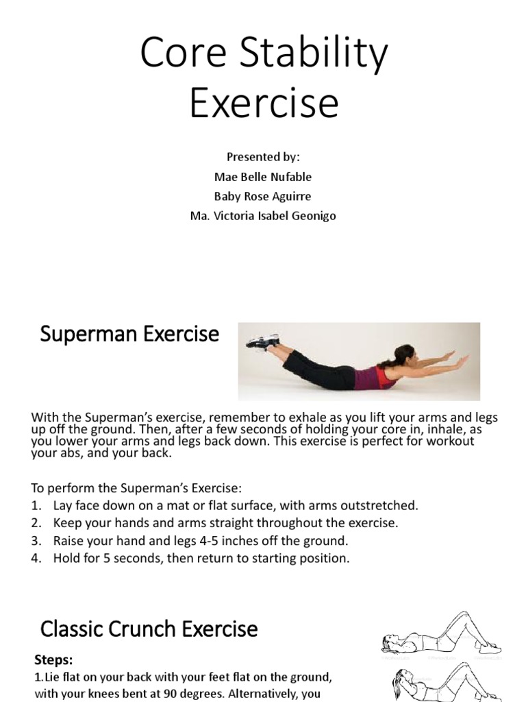 Core Stability PDF Shoulder Arm