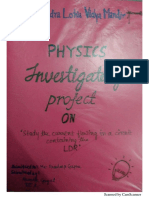 Physics Investigatory File Class12 PDF