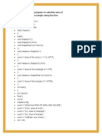 3.write A Menu Driven Program To Calculate Area of Circle and Square and Rectangle Using Function Overloading