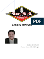 Founder-Director of Bar B.Q Tonight