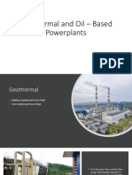 Geothermal and Oil Powerplants