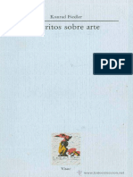 Konrad Fiedler Escritos Sobre Arte PDF