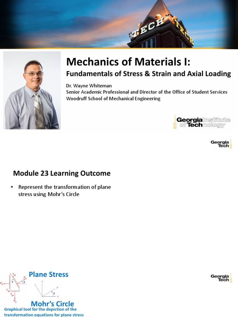 Mechanics of Materials I:: Fundamentals of Stress & Strain and Axial ...